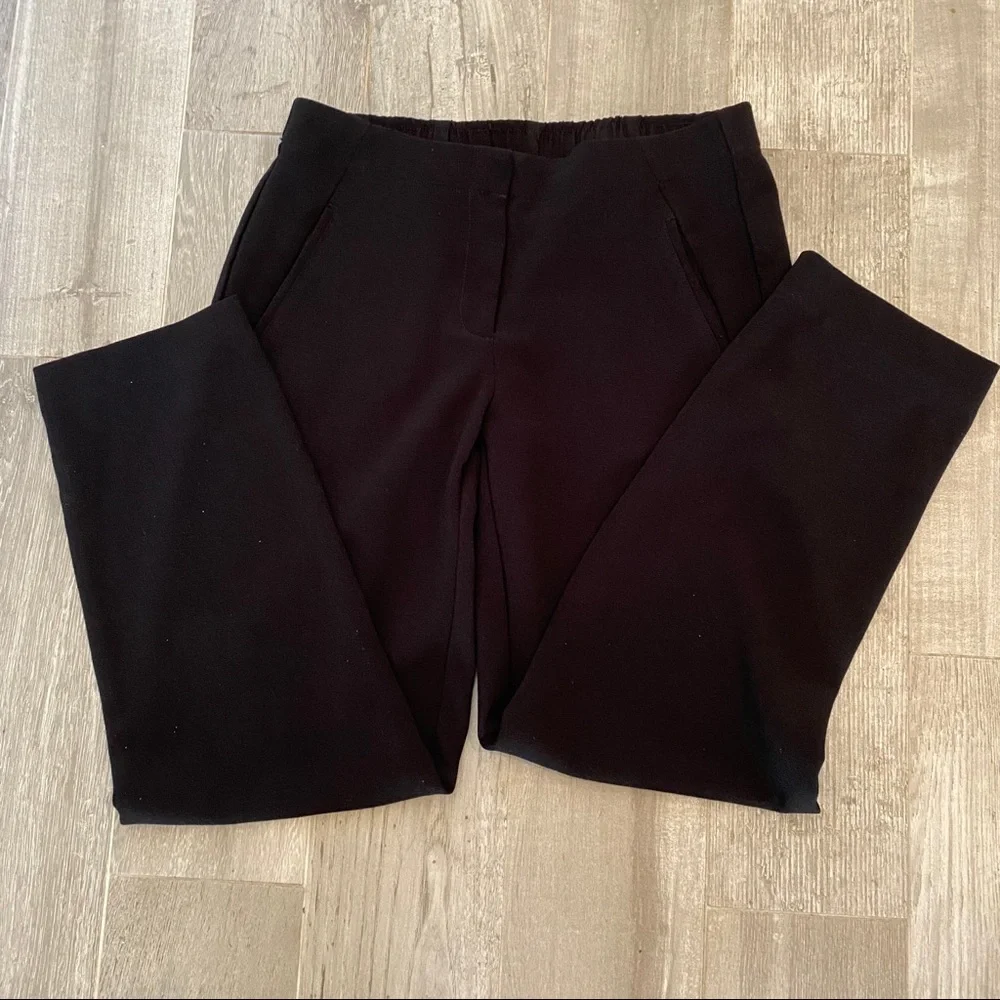 J. Jill black crepe pants with back elastic waist